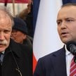 Od lewej: działacz opozycji demokratycznej w PRL Adam Borowski i prezydent Karol Nawrocki