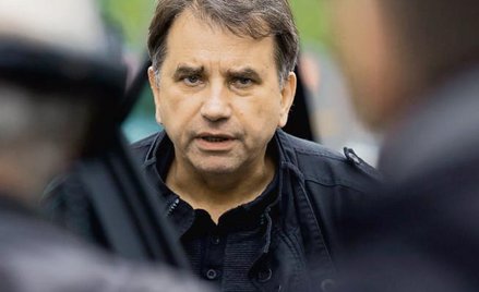 Waldemar Krzystek - reżyser na planie filmu "Fotograf".