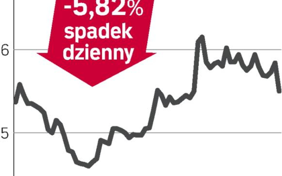 Akcje Polic mocno staniały na giełdzie