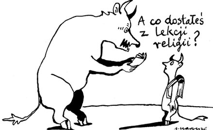 Komentarz rysunkowy. Lekcje religii