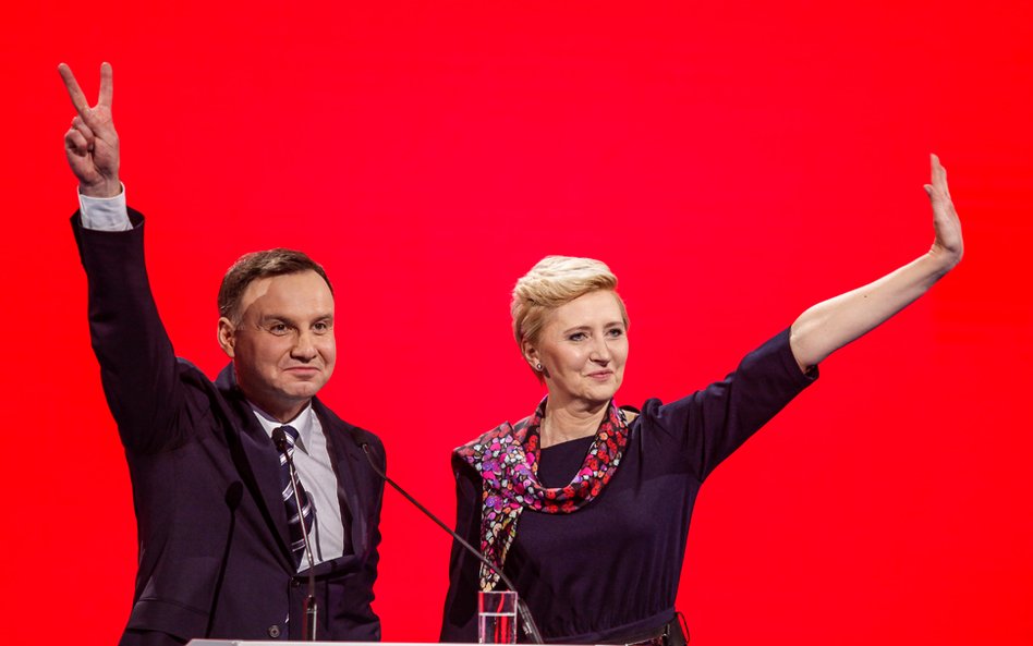 Andrzej Duda z żoną