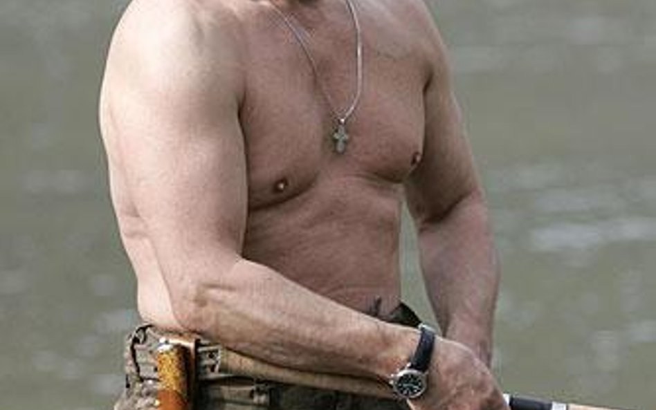 Putin pozuje topless niechcący