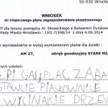Wniosek wypełniony przez sześciolatkę