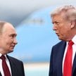 Spotkanie Donalda Trumpa i Władimira Putina podczas negocjacji, dotyczących pokoju na Ukrainie w Anc