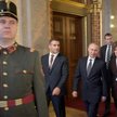 Władimir Putin i Viktor Orbán przed czwartkowymi rozmowami w Budapeszcie.