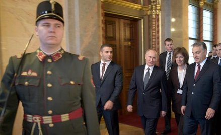 Władimir Putin i Viktor Orbán przed czwartkowymi rozmowami w Budapeszcie.