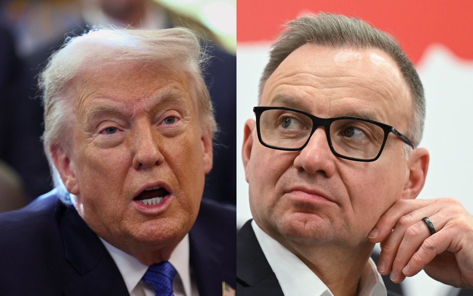 Były prezydent Andrzej Duda był pytany o słowa prezydenta USA Donalda Trumpa