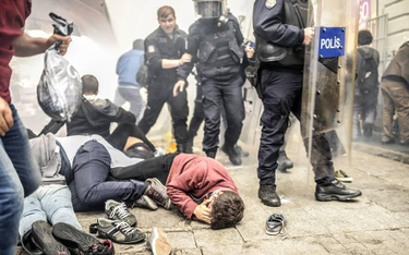 Starcia z policją w Stambule pod koniec maja.