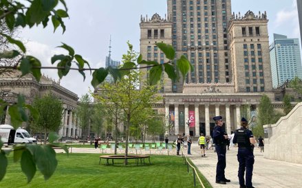 Patrole można było spotkać na każdym kroku