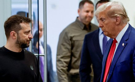 Wołodymyr Zełenski i Donald Trump
