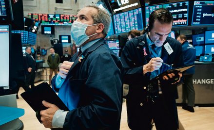 Giełda na Wall Street w czasie pierwszej fali pandemii, marzec 2020