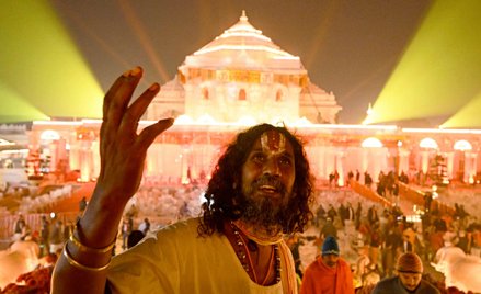 Uroczystość poświęcenia świątyni Ramy w Ajodhji miała być potwierdzeniem dominacji hinduizmu na subk