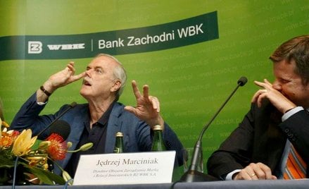 Reklamujący BZ WBK angielski aktor John Clees