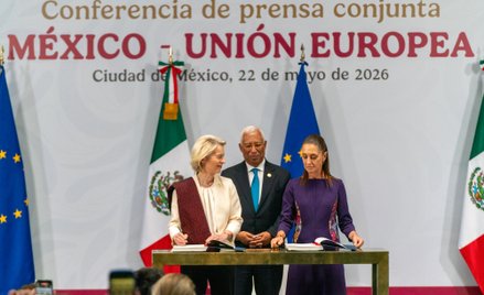 Ursula von der Leyen, Antonio Costa i Claudia Sheinbaum