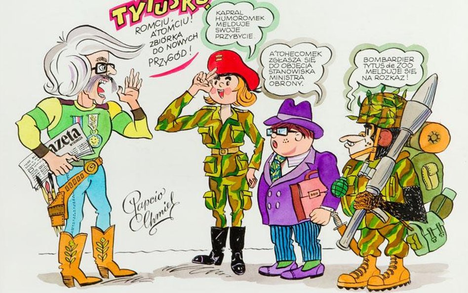 Henryk Jerzy Chmielewski (Papcio Chmiel), Tytus, Romek i A'Tomek (Polska do Nato), lata 90. XX w.