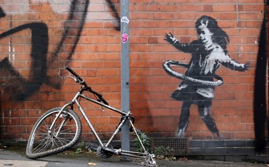 Praca Banksy'ego w Nottingham