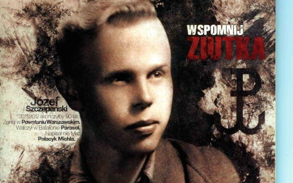 Plakat projektu „Wspomnij Ziutka” Fundacji Sztafeta (2012 r.)