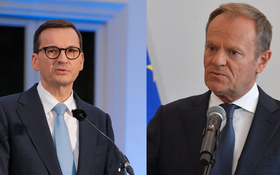 Mateusz Morawiecki i Donald Tusk