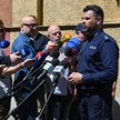 Marcin Zagórski, rzecznik Komendanta Centralnego Biura Zwalczania Cyberprzestępczości podczas briefi