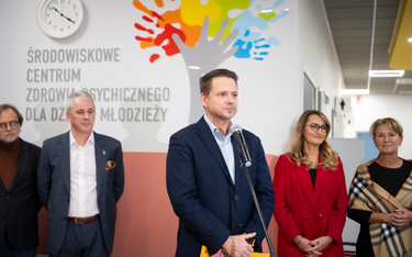 Rafał Trzaskowski podkreślał troskę władz miasta o zdrowie psychiczne dzieci i młodzieży