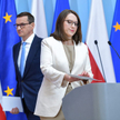 Nowa minister finansów Magdalena Rzeczkowska i premier Mateusz Morawiecki pracują nad tzw. pakietem 