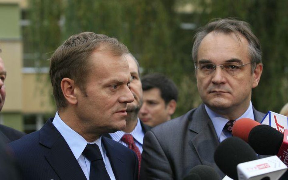 Premier Donald Tusk i wicepremier Waldemar Pawlak.