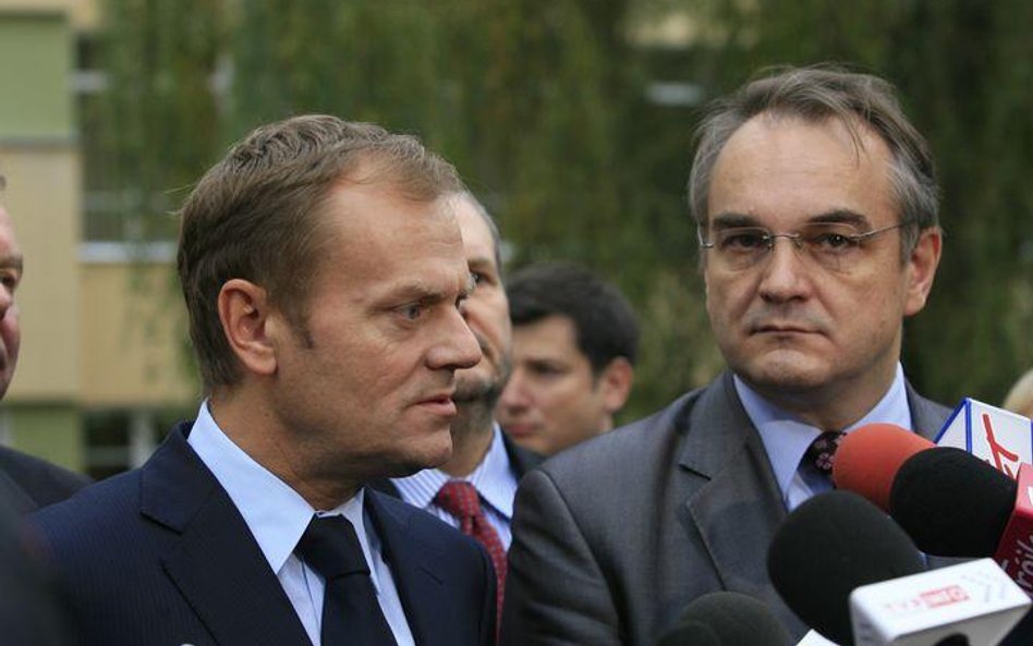 Premier Donald Tusk i wicepremier Waldemar Pawlak.