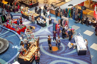 Kiermasz rzemiosła i rękodzieła odbywa się na poziomie -1 galerii