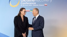 Julia Swyrydenko i Donald Tusk
