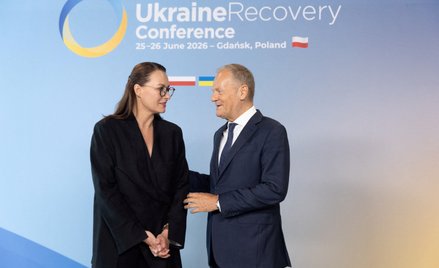 Julia Swyrydenko i Donald Tusk