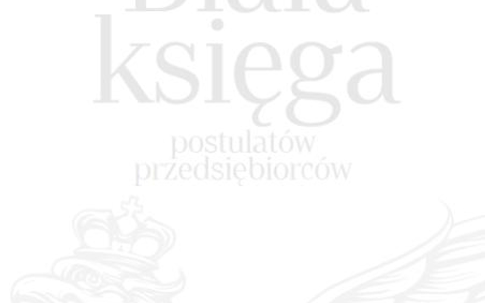 "Białą Księgą" na pomoc przedsiębiorcom