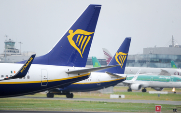 Awaria samolotu Ryanaira w Dublinie. Złamała się oś koła