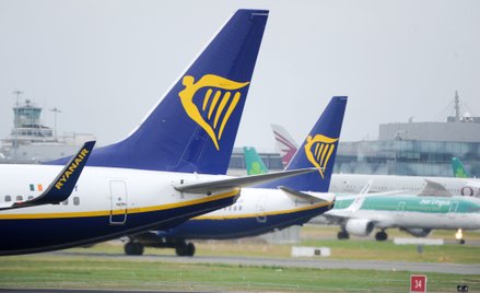 Awaria samolotu Ryanaira w Dublinie. Złamała się oś koła