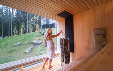 Wizyty w saunie to narodowa tradycja w Finlandii.