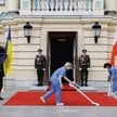 Przed spotkaniem prezydentów Andrzeja Dudy i Wołodymyra Zełenskiego w Kijowie, 28 czerwca 2025 r.