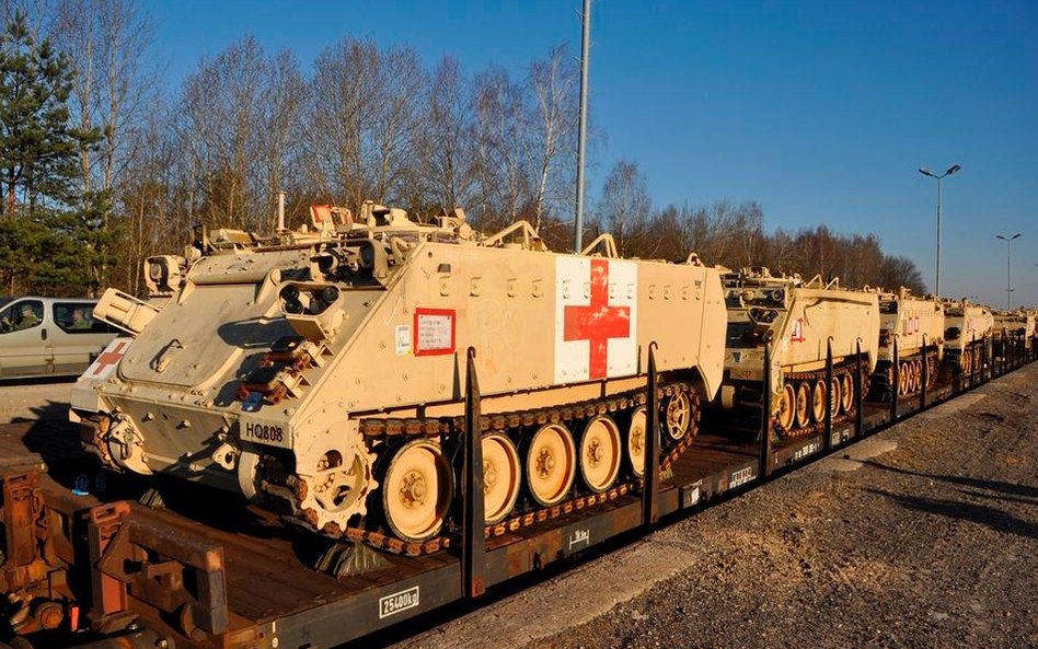 Amerykańscy pancerniacy w Drawsku Pomorskim