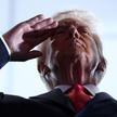Donald Trump podczas Super Bowl