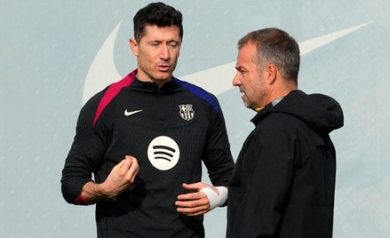 Robert Lewandowski i Hansi Flick