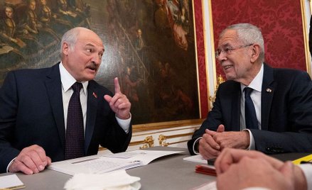 Prezydenci Białorusi i Austrii - Aleksandr Łukaszenko i Alexander Van der Bellen