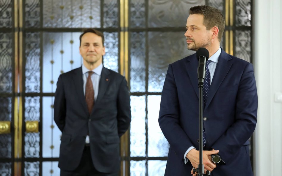 Radosław Sikorski i Rafał Trzaskowski