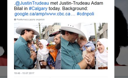 Justin Trudeau spotkał Justina Trudeau z Syrii