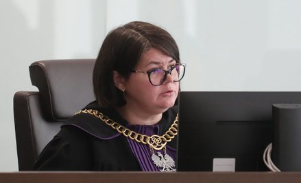 Sędzia Agnieszka Brygidyr-Dorosz na sali sądu