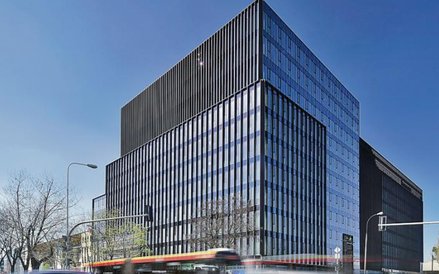 D48 u zbiegu ul. Domaniewskiej i Postępu to pierwszy biurowiec Penta Investments w Polsce.