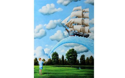 Baśnie o miłości (Żaglowiec), autor: Rafał Olbiński