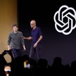 Satya Nadella, szef Microsoftu, i Sam Altman, były już prezes OpenAI, razem chwytają za ster rewoluc
