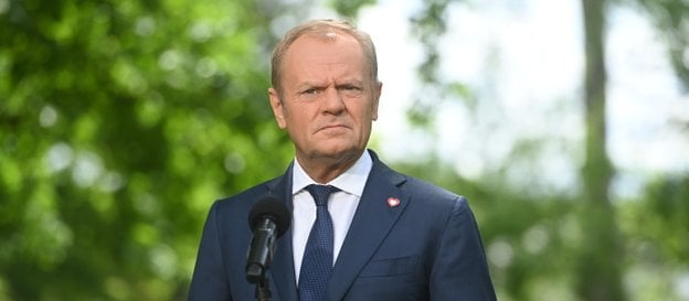 Przewodniczący Platformy Obywatelskiej Donald Tusk, premier RP.