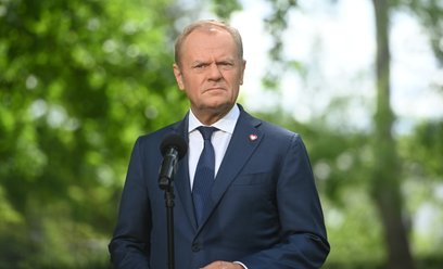 Przewodniczący Platformy Obywatelskiej Donald Tusk, premier RP.