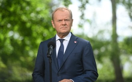 Przewodniczący Platformy Obywatelskiej Donald Tusk, premier RP.
