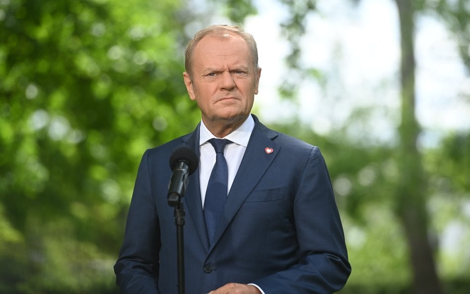 Przewodniczący Platformy Obywatelskiej Donald Tusk, premier RP.