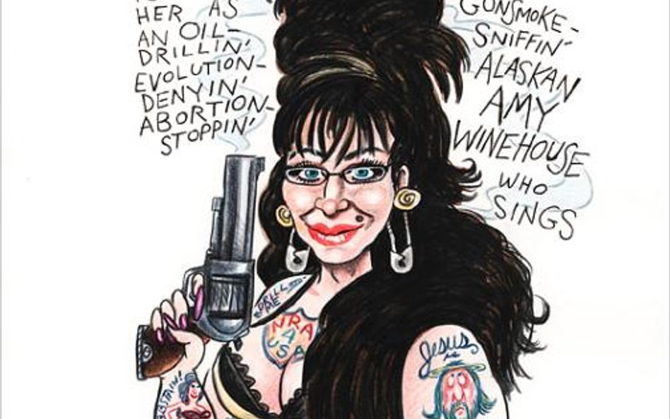 Sarah Palin jako alaskańska Amy Winehouse